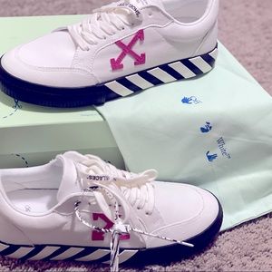 SOLD Off- White Vulcanized Canvas Sneaker